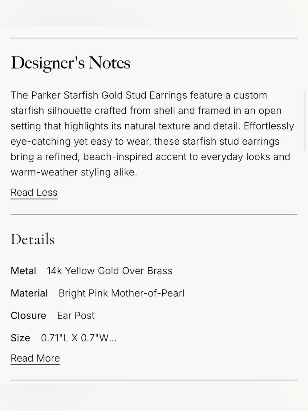 NWT Kendra Scott Parker Starfish Stud Earrings… Brand New - Picture 6 of 6